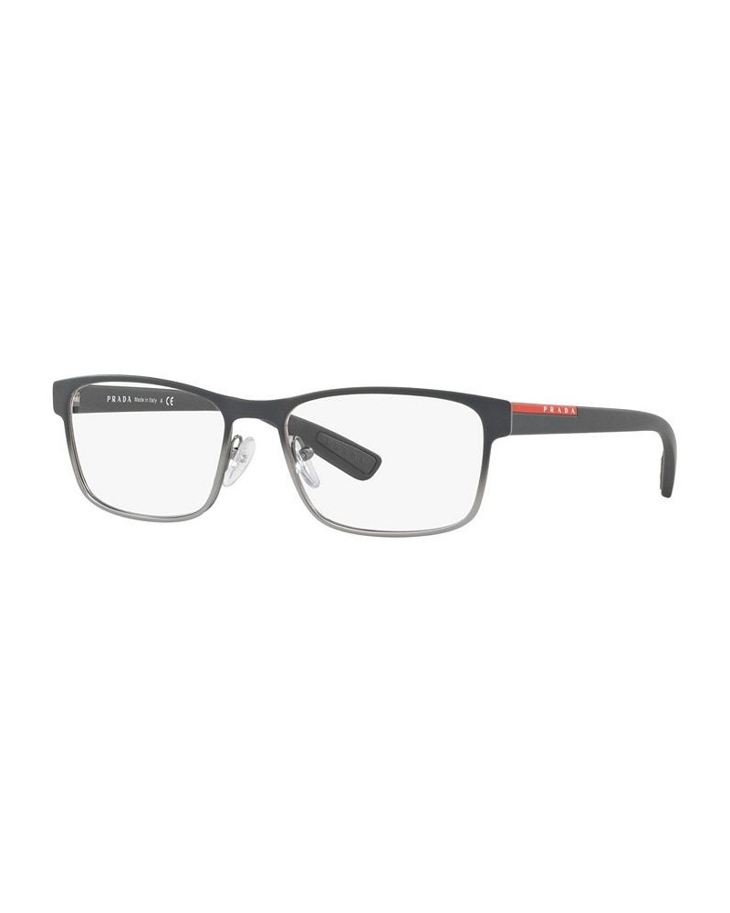 PS 50GV Men's Rectangle Eyeglasses Rubber Bla $69.75 Mens