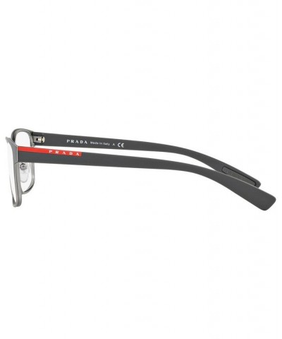 PS 50GV Men's Rectangle Eyeglasses Rubber Bla $69.75 Mens