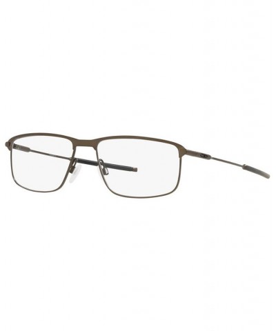 OX5019 Socket TI Men's Rectangle Eyeglasses Satin Black $61.16 Mens