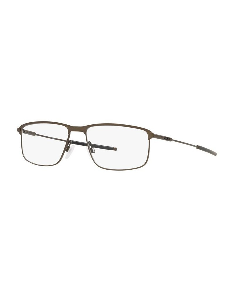 OX5019 Socket TI Men's Rectangle Eyeglasses Satin Black $61.16 Mens