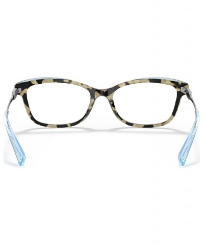 Women's Rectangle Eyeglasses HC6163 Blue $37.62 Womens