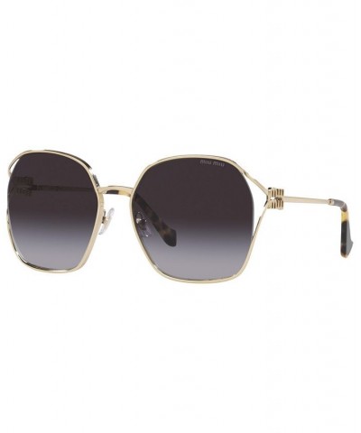 Women's Sunglasses 60 Pale Gold-Tone $55.00 Womens