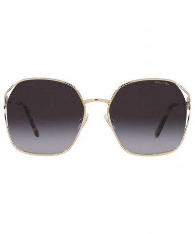 Women's Sunglasses 60 Pale Gold-Tone $55.00 Womens