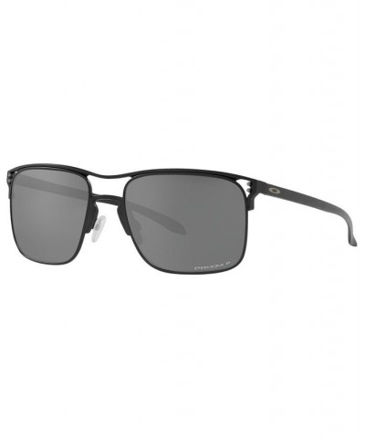 Men's Polarized Sunglasses OO6048 Holbrook TI 57 Matte Gunmetal $88.45 Mens