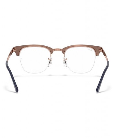 RX3716VM Clubmaster Metal Optics Unisex Square Eyeglasses Blue $34.51 Unisex