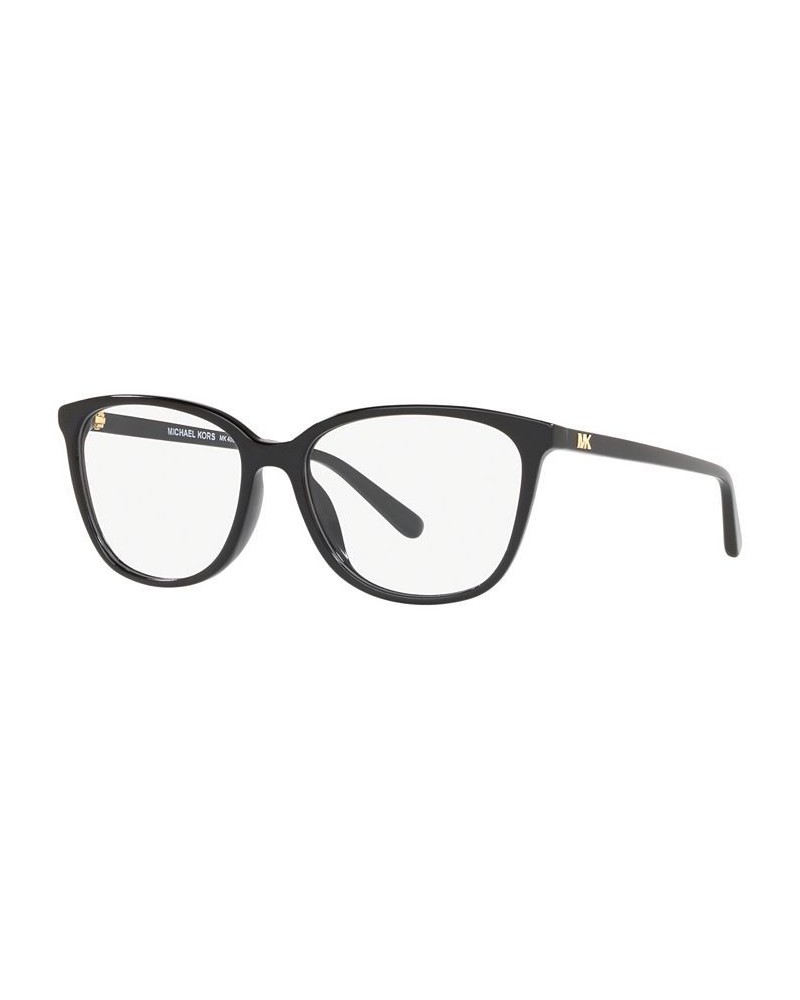 Women's Santa Clara Rectangle Eyeglasses MK4067U55-O Transparent $18.72 Womens