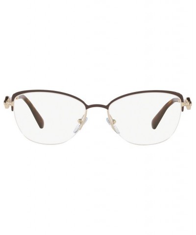 BV2210B Women's Cat Eye Eyeglasses Black Gold-Tone $132.00 Womens