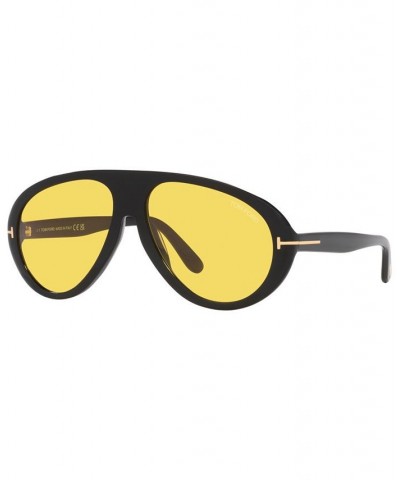 Men's Sunglasses TR00148460-X 60 Black Shiny $124.70 Mens