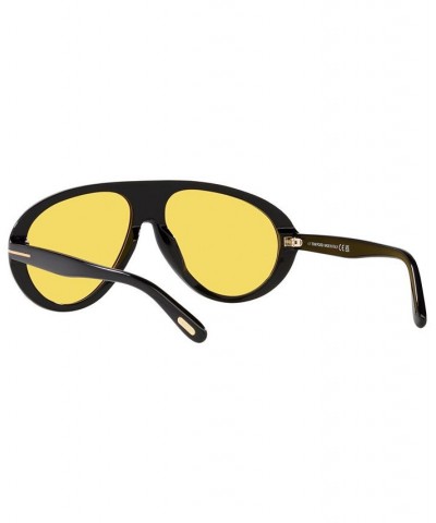 Men's Sunglasses TR00148460-X 60 Black Shiny $124.70 Mens