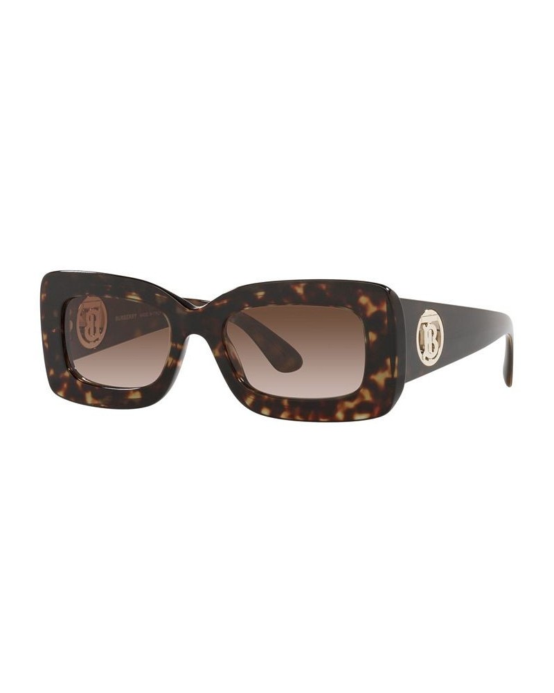 Women's Sunglasses BE4343 52 Dark Havana $58.52 Womens