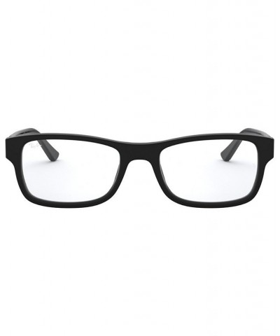 RX5268 Unisex Rectangle Eyeglasses Matte Black $26.18 Unisex