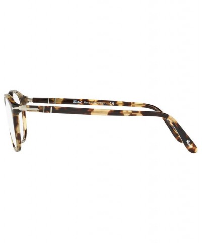 PO3007V Men's Square Eyeglasses Brown-Beige Tortoise $22.93 Mens