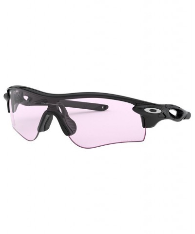 Unisex Low Bridge Fit Sunglasses OO9206 38 Black $23.32 Unisex