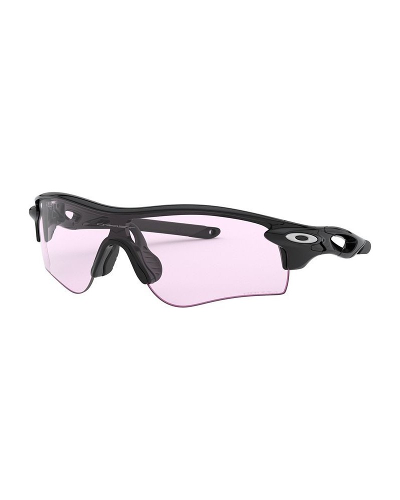 Unisex Low Bridge Fit Sunglasses OO9206 38 Black $23.32 Unisex