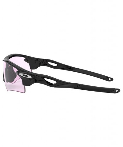 Unisex Low Bridge Fit Sunglasses OO9206 38 Black $23.32 Unisex