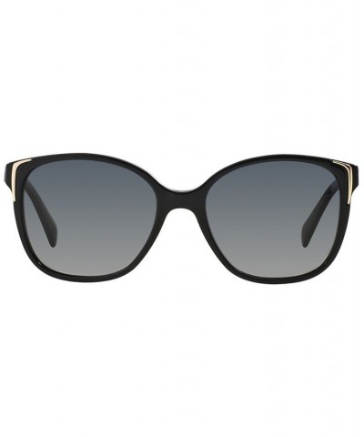 Polarized Sunglasses PR 01OS Black/Grey $65.80 Unisex