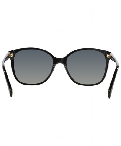 Polarized Sunglasses PR 01OS Black/Grey $65.80 Unisex