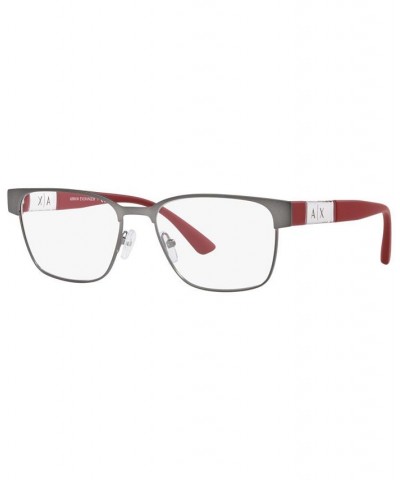 AX1052 Men's Rectangle Eyeglasses Matte Black $22.50 Mens