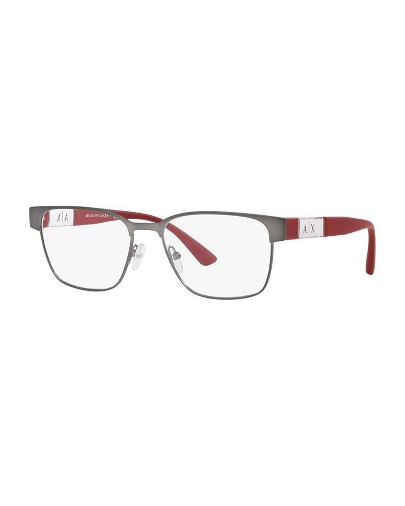 AX1052 Men's Rectangle Eyeglasses Matte Black $22.50 Mens