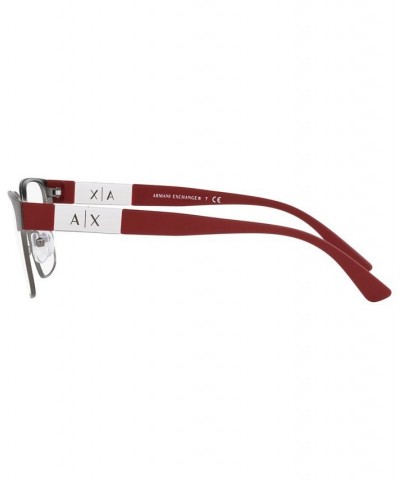 AX1052 Men's Rectangle Eyeglasses Matte Black $22.50 Mens