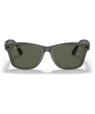 Unisex Wayfarer 53 Stories Sunglasses RW400453-HP Olive $98.54 Unisex