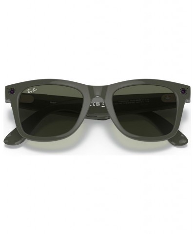 Unisex Wayfarer 53 Stories Sunglasses RW400453-HP Olive $98.54 Unisex