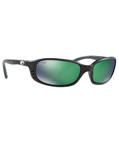 Polarized Sunglasses CDM BRINE 59 BLACK MATTE/GREEN MIRROR $39.30 Unisex