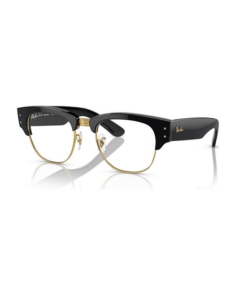 Unisex Sunglasses Mega Clubmaster Black on Gold-Tone $58.08 Unisex