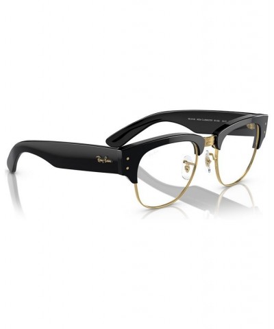 Unisex Sunglasses Mega Clubmaster Black on Gold-Tone $58.08 Unisex