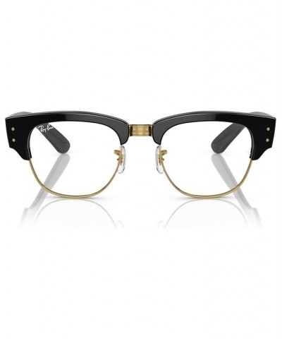 Unisex Sunglasses Mega Clubmaster Black on Gold-Tone $58.08 Unisex