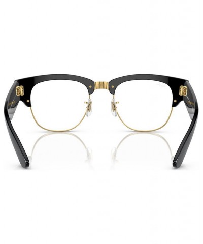 Unisex Sunglasses Mega Clubmaster Black on Gold-Tone $58.08 Unisex