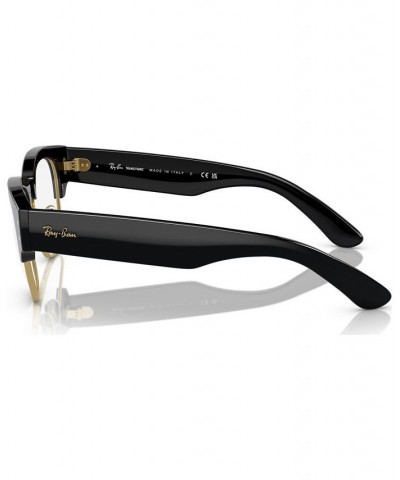 Unisex Sunglasses Mega Clubmaster Black on Gold-Tone $58.08 Unisex