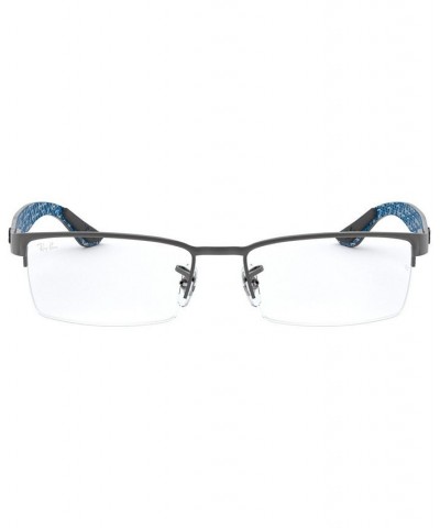 RX8412 Unisex Rectangle Eyeglasses Matte Blac $62.40 Unisex