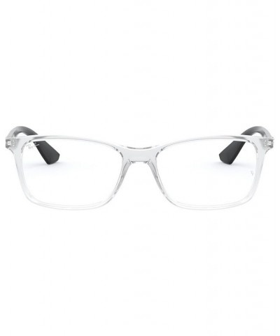 RB7047 Unisex Square Eyeglasses Top Black $44.66 Unisex