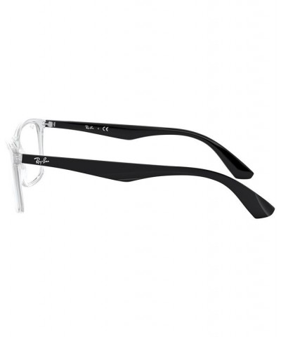 RB7047 Unisex Square Eyeglasses Top Black $44.66 Unisex