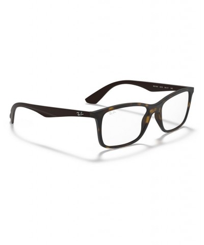 RB7047 Unisex Square Eyeglasses Top Black $44.66 Unisex