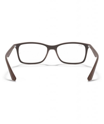 RB7047 Unisex Square Eyeglasses Top Black $44.66 Unisex