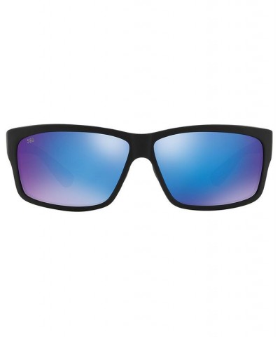 Polarized Sunglasses CUT POLARIZED 61 BLACK BLACK/BLUE MIR POL $42.67 Unisex