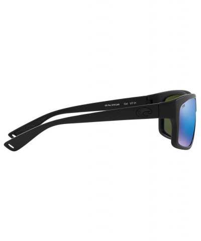 Polarized Sunglasses CUT POLARIZED 61 BLACK BLACK/BLUE MIR POL $42.67 Unisex