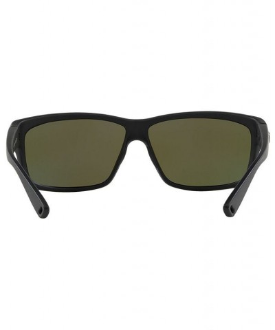 Polarized Sunglasses CUT POLARIZED 61 BLACK BLACK/BLUE MIR POL $42.67 Unisex