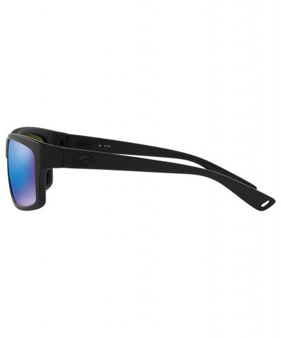 Polarized Sunglasses CUT POLARIZED 61 BLACK BLACK/BLUE MIR POL $42.67 Unisex