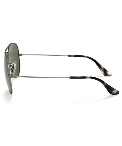 Unisex Sunglasses AVIATOR LARGE METAL RB3025 SAND TRASPARENT GREY/GREEN $21.19 Unisex