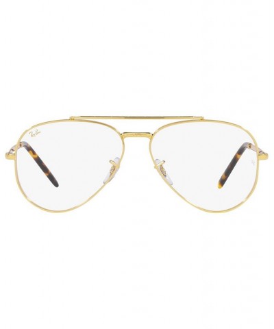 RB3625V New Aviator Unisex Pilot Eyeglasses Legend Gold Tone $51.91 Unisex