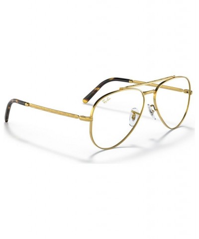 RB3625V New Aviator Unisex Pilot Eyeglasses Legend Gold Tone $51.91 Unisex