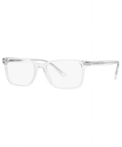 PR14WV Men's Rectangle Eyeglasses Crystal $29.30 Mens