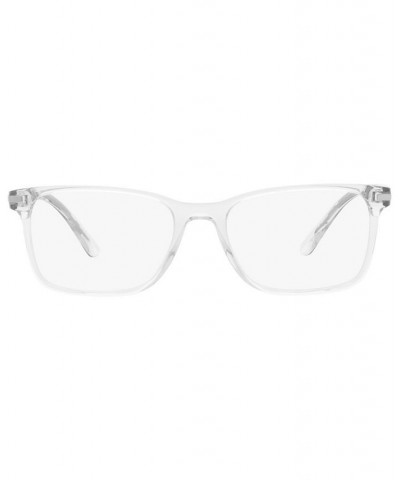 PR14WV Men's Rectangle Eyeglasses Crystal $29.30 Mens