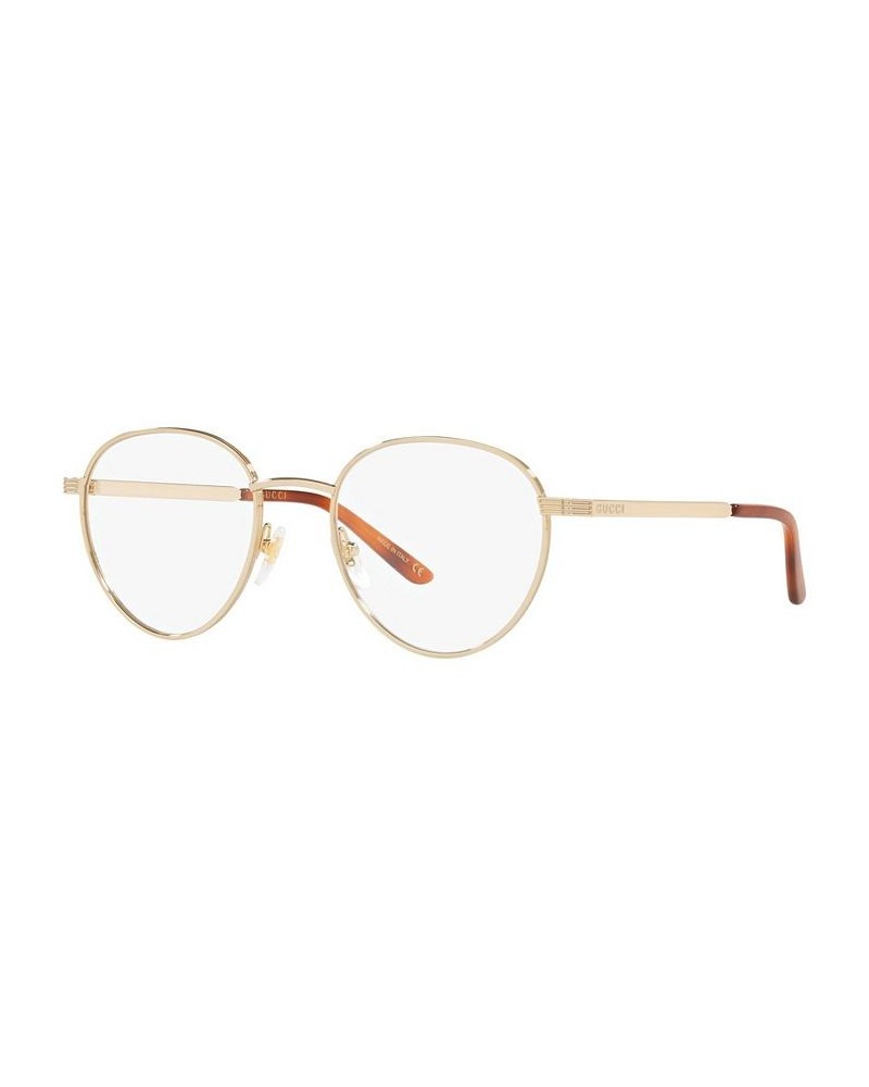 Men's Round Eyeglasses GC001525 Silver-Tone $52.20 Mens