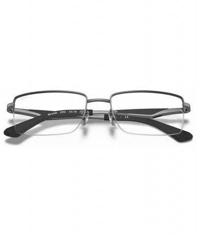 RX6285 Unisex Rectangle Eyeglasses Gunmetal $45.84 Unisex