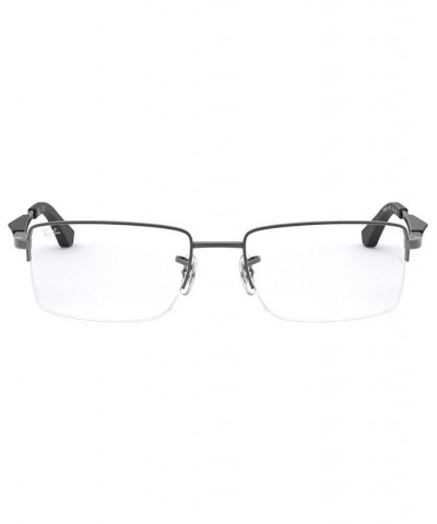 RX6285 Unisex Rectangle Eyeglasses Gunmetal $45.84 Unisex