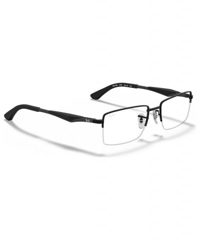 RX6285 Unisex Rectangle Eyeglasses Gunmetal $45.84 Unisex